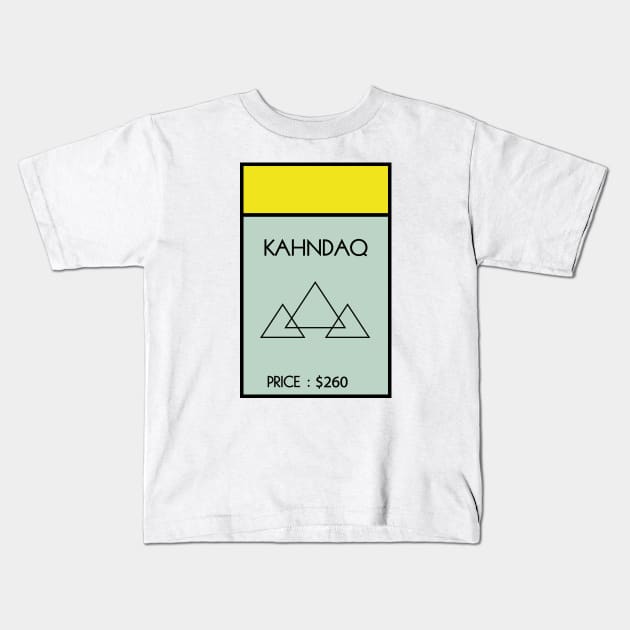 Kahndaq Kids T-Shirt by Jawes